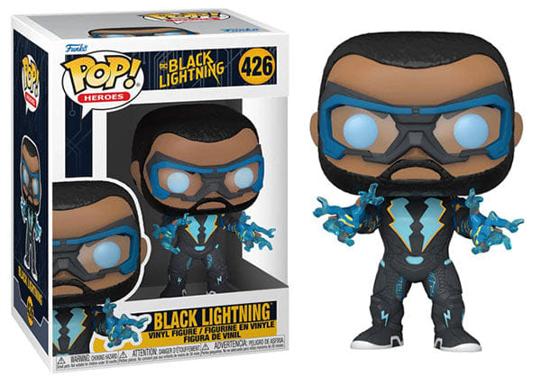 Funko Pop! Black Lightning 426 Vinyl Figure in PopShield Protector