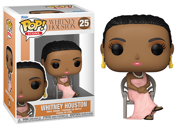 Funko Pop! Whitney Houston Eponymous Debut Album, Icons 25 Vinyl Figure in PopShield Protector