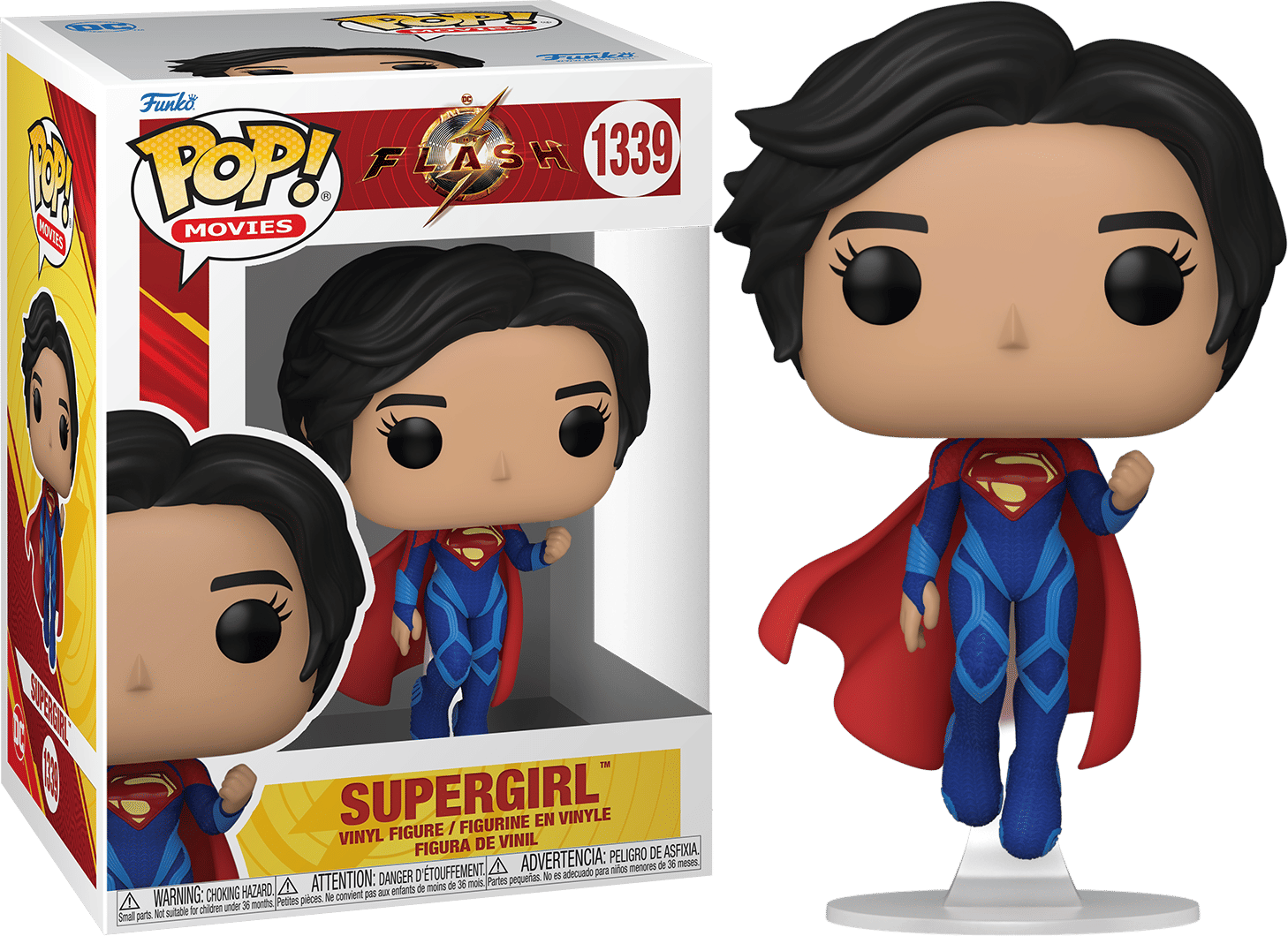 Funko Pop! Supergirl The Flash Movie 1339 Vinyl Figure in PopShield Protector