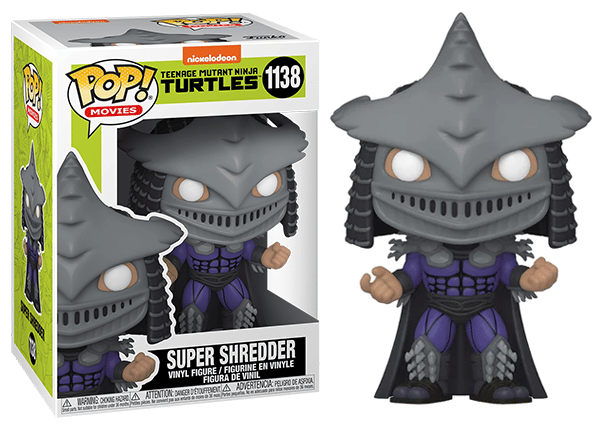 Funko Pop! Super Shredder Teenage Mutant Ninja Turtles Movie 1138 Vinyl Figure in PopShield Protector