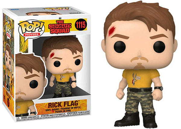 Funko Pop! Rick Flag The Suicide Squad Movie 1115 Vinyl Figure in PopShield Protector