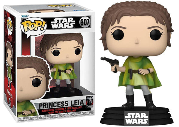 Funko Pop! Princess Leia 607 Vinyl Figure in PopShield Protector