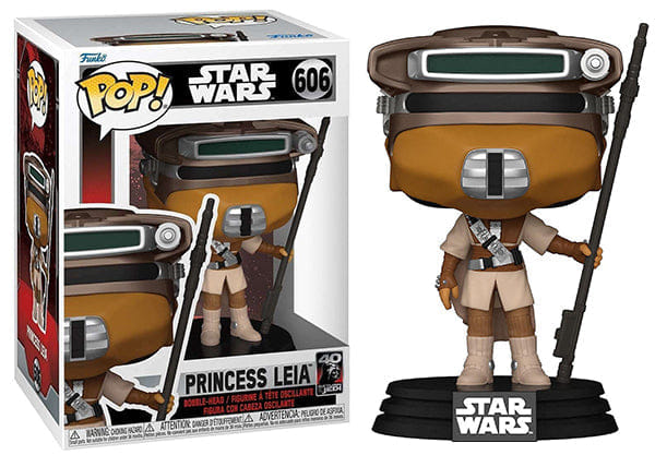 Funko Pop! Princess Leia Boushh 606 Vinyl Figure in PopShield Protector