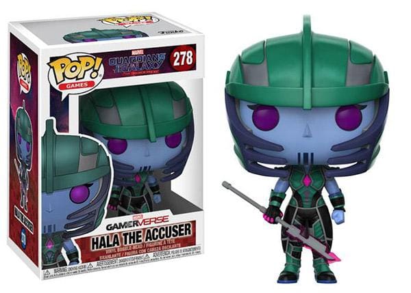 Funko Pop! Hala the Accuser GamerVerse, Guardians of the Galaxy 278 Vinyl Figure in PopShield Protector