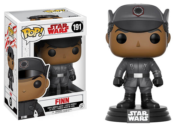 Funko Pop! Finn The Last Jedi 191 Vinyl Figure in PopShield Protector
