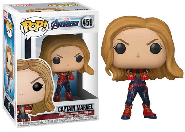 Funko Pop! Captain Marvel Endgame 459 Vinyl Figure in PopShield Protector
