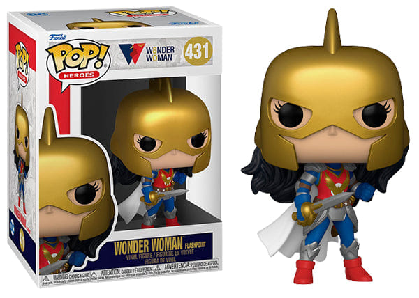 Funko Pop! Wonder Woman Flashpoint 431 Vinyl Figure in PopShield Protector