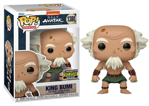 Funko Pop! King Bumi Avatar 1380 - Entertainment Earth Exclusive Vinyl Figure in PopShield Protector