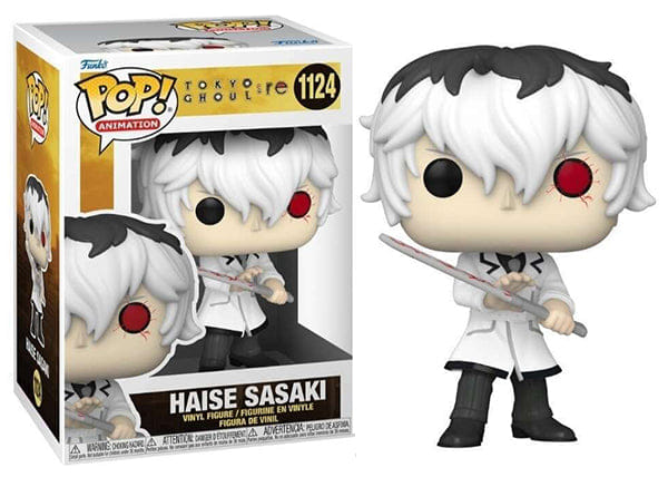 Funko Pop! Haise Sasaki Tokyo Ghoul :re 1124 Vinyl Figure in PopShield Protector