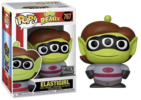 Funko Pop! Elastigirl Alien Remix 767 - FYE Exclusive Vinyl Figure in PopShield Protector