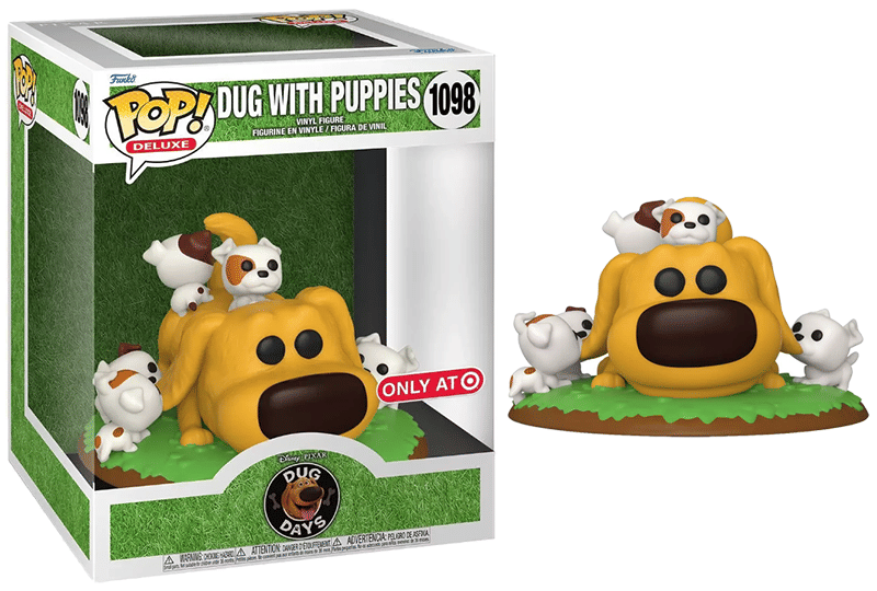 Funko Pop! Dug w/ Puppies Deluxe, 6 - inch 1098 - Target Exclusive Vinyl Figure