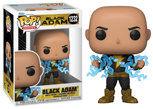 Funko Pop! Black Adam w/ Lightning 1232 Vinyl Figure in PopShield Protector