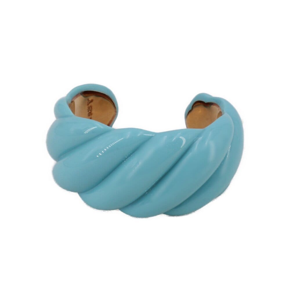 DAVID Yurman SCULPTED CABLE CUFF BRACELETS TURQUOISE