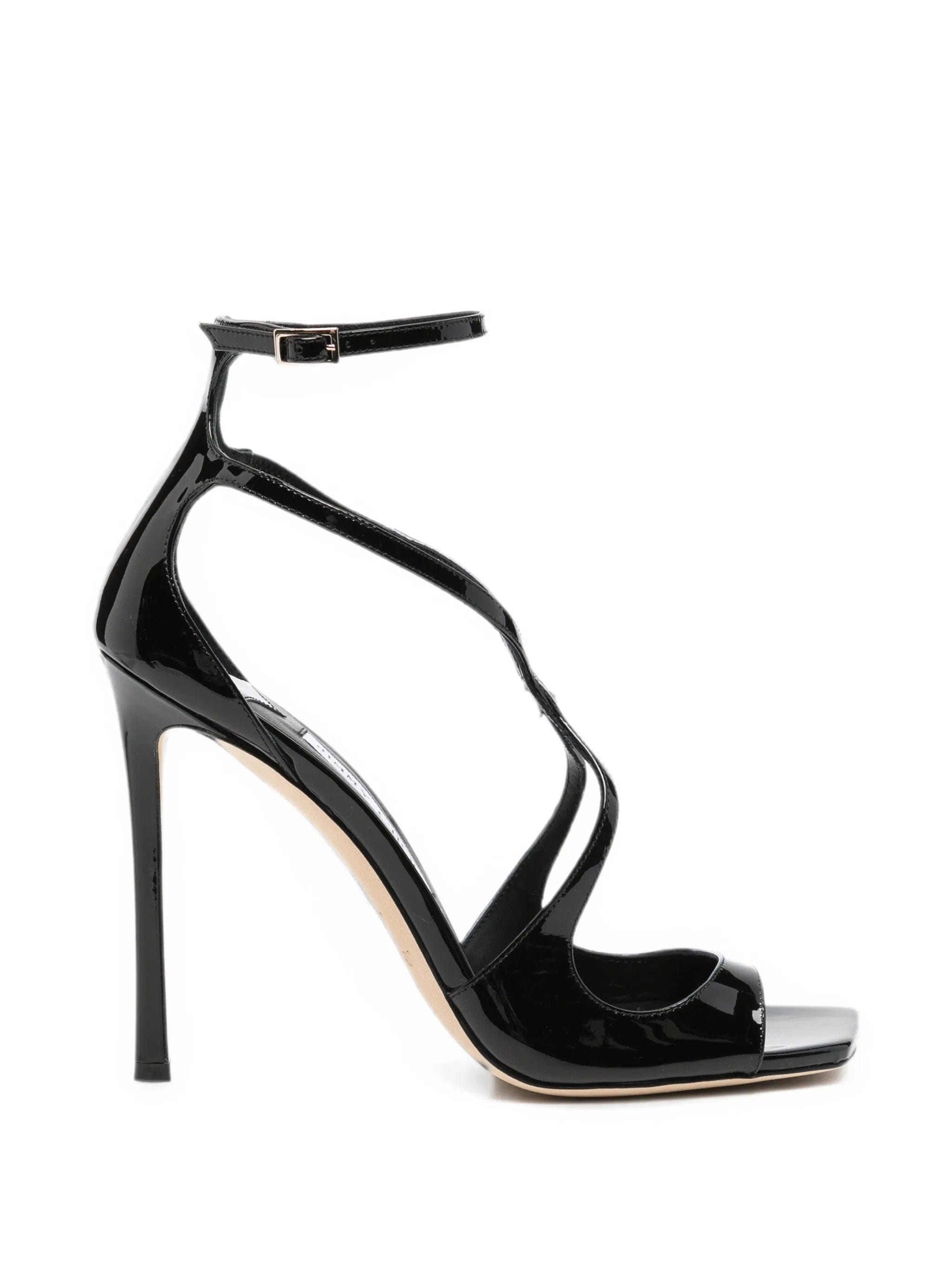 Jimmy Choo Azia patent - leather heeled sandals