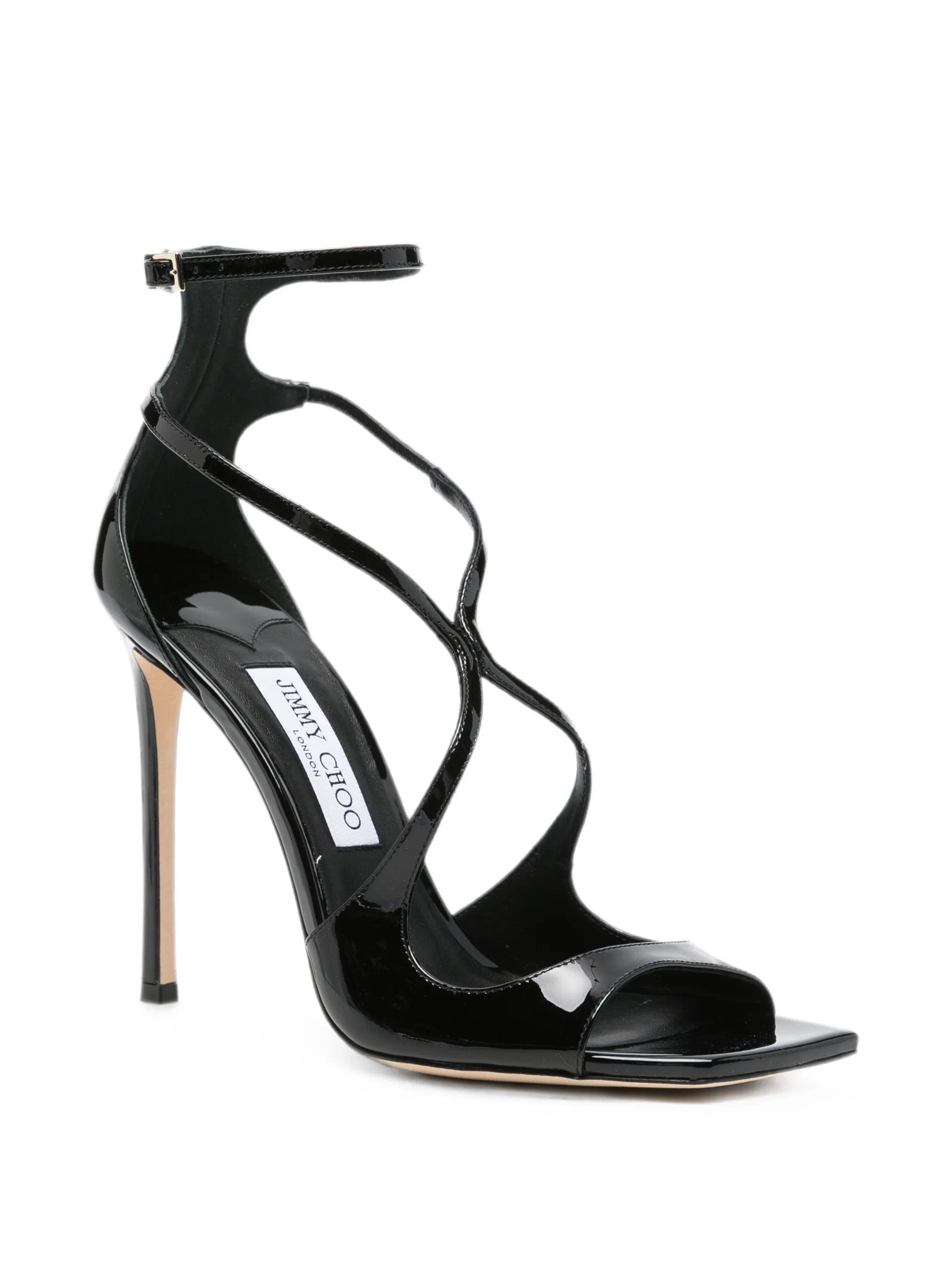 Jimmy Choo Azia patent - leather heeled sandals