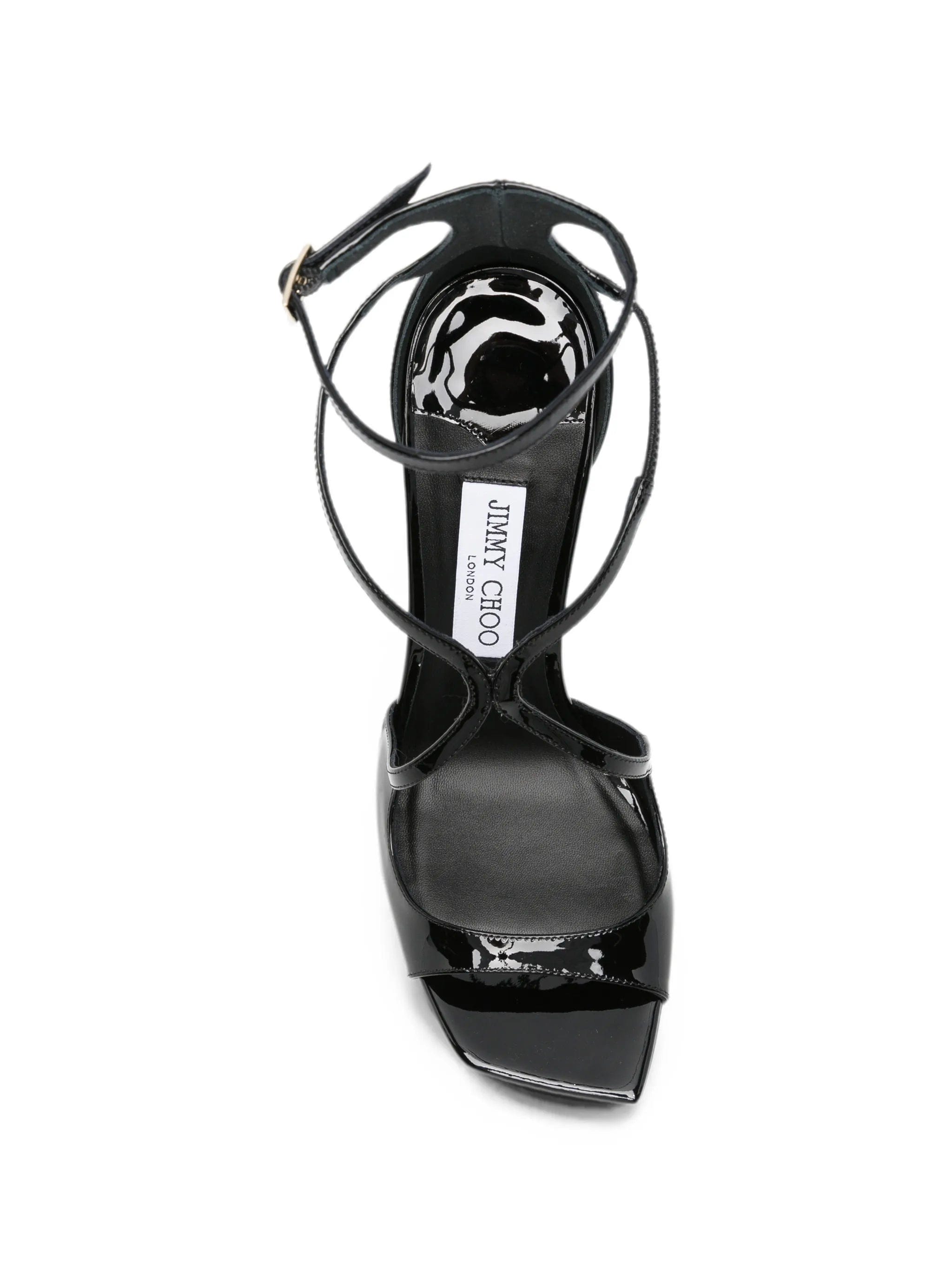 Jimmy Choo Azia patent - leather heeled sandals