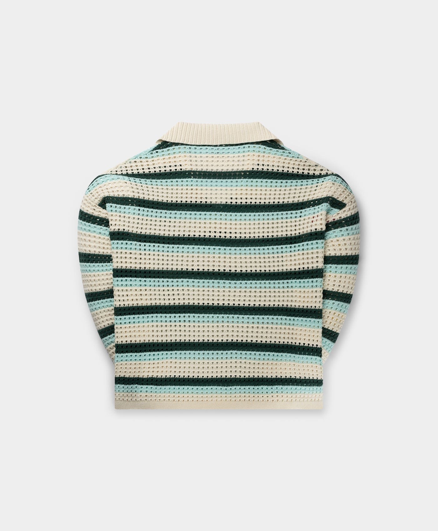 Off White Crochet V - Neck Sweater