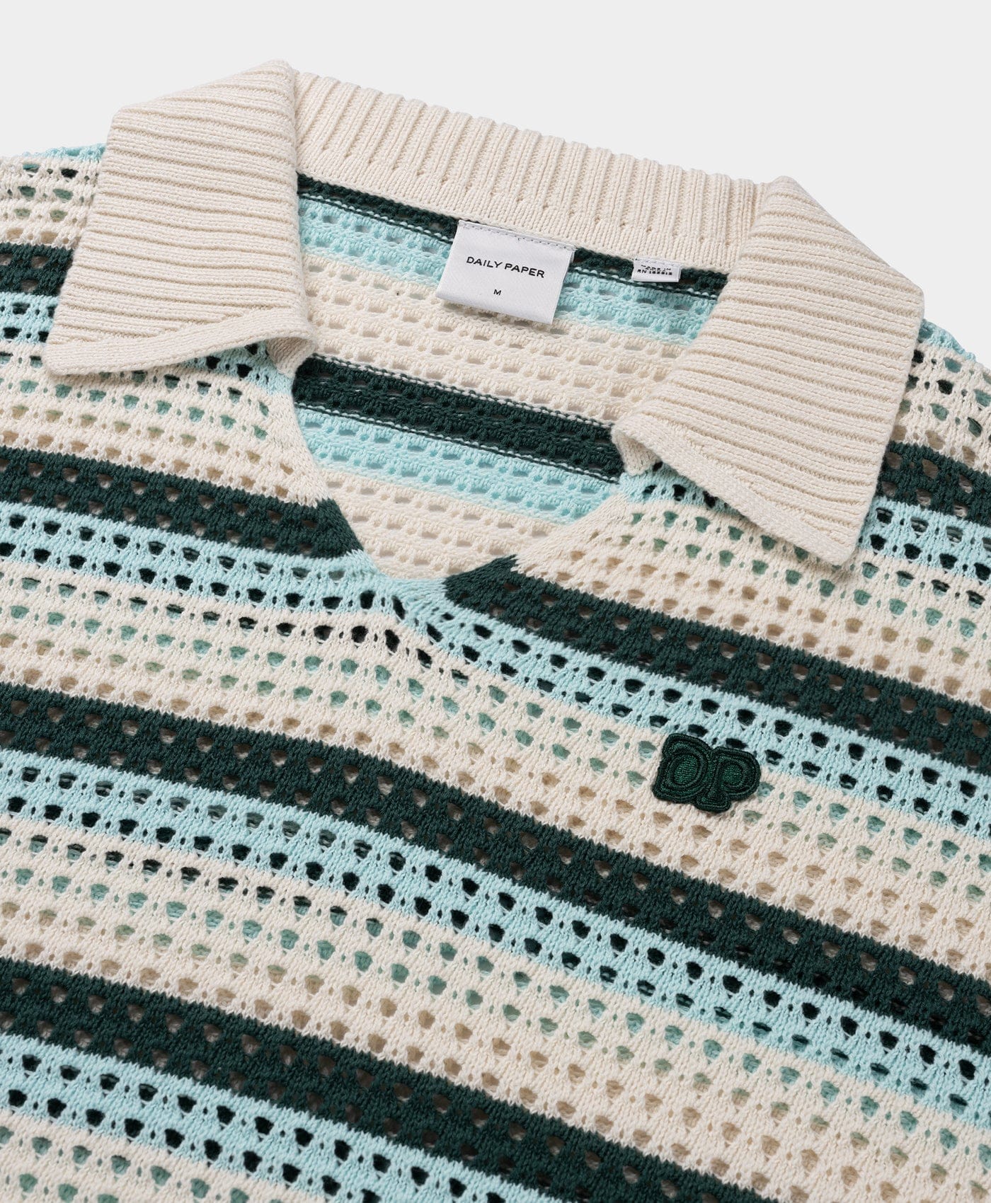 Off White Crochet V - Neck Sweater