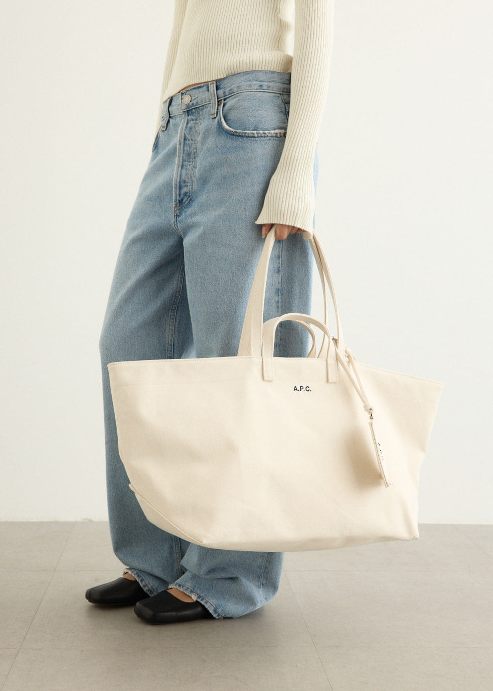 A.P.C. Le Drummer Toile Tote Bag