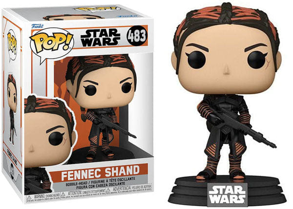 Funko Pop! Fennec Shand Mandalorian 483 Vinyl Figure in PopShield Protector