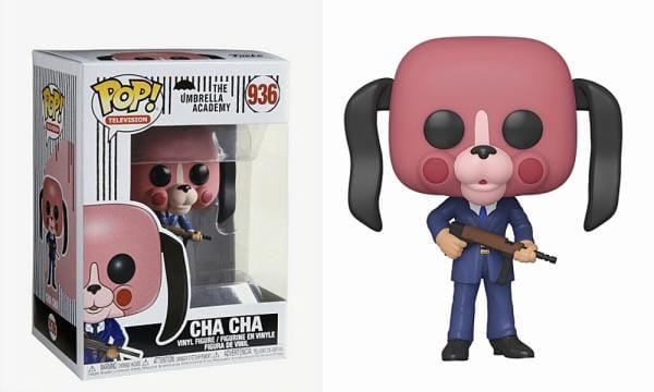 Funko Pop! Cha Cha The Umbrella Academy 936 Vinyl Figure in PopShield Protector