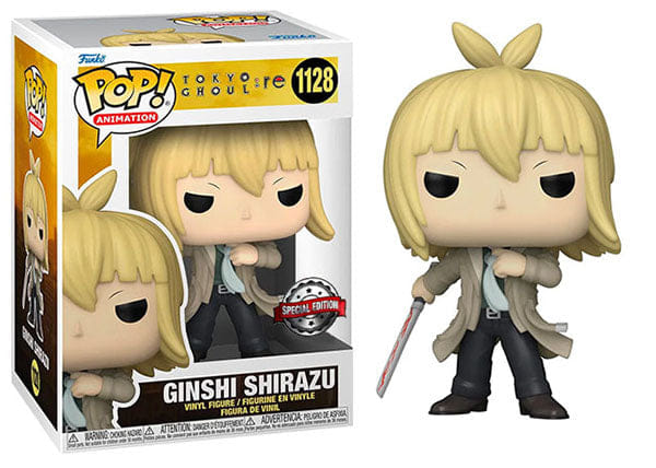 Funko Pop! Ginshi Shirazu Tokyo Ghoul :re 1128 - Special Edition Exclusive Vinyl Figure in PopShield Protector