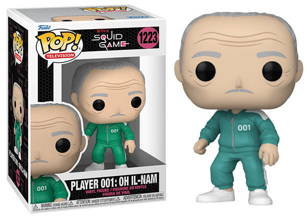 Funko Pop! Player 001: Oh Il - Nam Squid Game 1223 Vinyl Figure in PopShield Protector