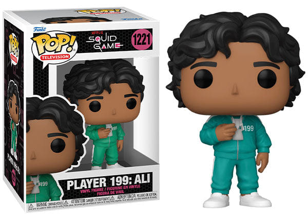 Funko Pop! Player 199: Ali Squid Game 1221 Vinyl Figure in PopShield Protector