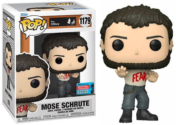 Funko Pop! Mose Schrute The Office 1179 - 2020 Fall Convention Exclusive Vinyl Figure in PopShield Protector