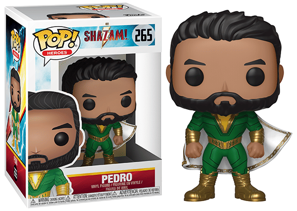 Funko Pop! Pedro Shazam! 265 Vinyl Figure in PopShield Protector