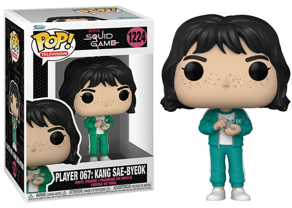 Funko Pop! Player 067: Kang Sae - Byeok Squid Game 1224 Vinyl Figure in PopShield Protector
