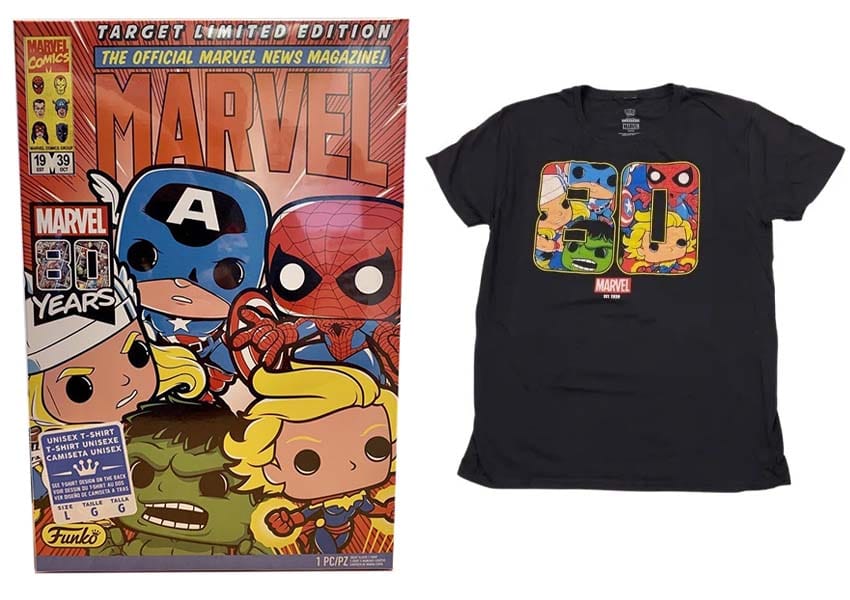 Funko Pop Tees Marvel 80 Years Size M - Target Exclusive