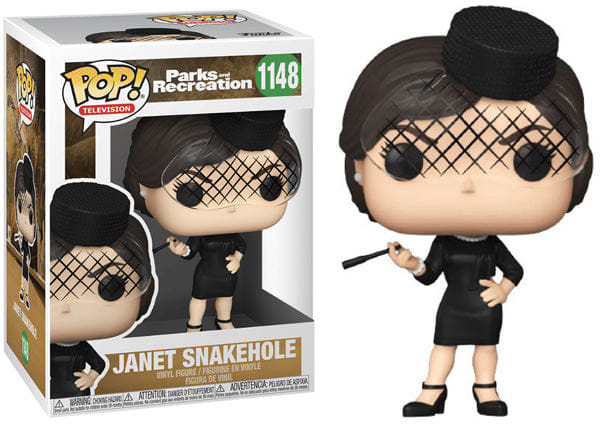 Funko Pop! Janet Snakehole Parks & Recreation 1148 Vinyl Figure in PopShield Protector