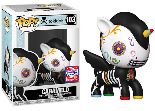 Funko Pop! Caramelo tokidoki 103 - 2021 Virtual Funkon Exclusive Vinyl Figure in PopShield Protector