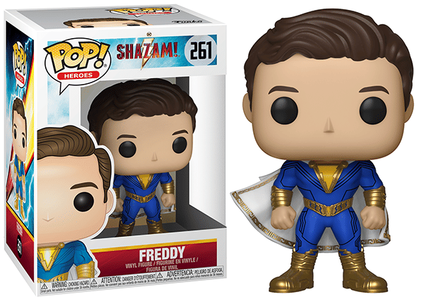 Funko Pop! Freddy Shazam! 261 Vinyl Figure in PopShield Protector