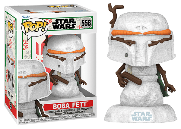 Funko Pop! Boba Fett Snowman 558 Vinyl Figure in PopShield Protector