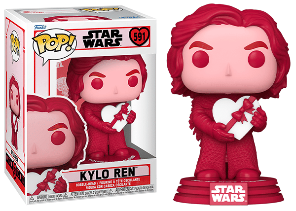 Funko Pop! Kylo Ren, Valentine 591 Vinyl Figure in PopShield Protector