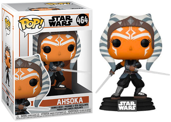 Funko Pop! Ahsoka Mandalorian 464 Vinyl Figure in PopShield Protector