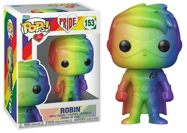 Funko Pop! Robin Rainbow, Batman 153 Vinyl Figure in PopShield Protector