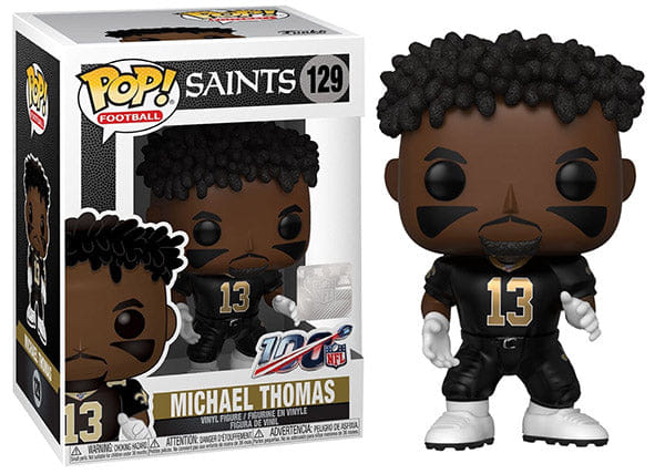 Funko Pop! Michael Thomas New Orleans Saints, NFL 129 Vinyl Figure in PopShield Protector