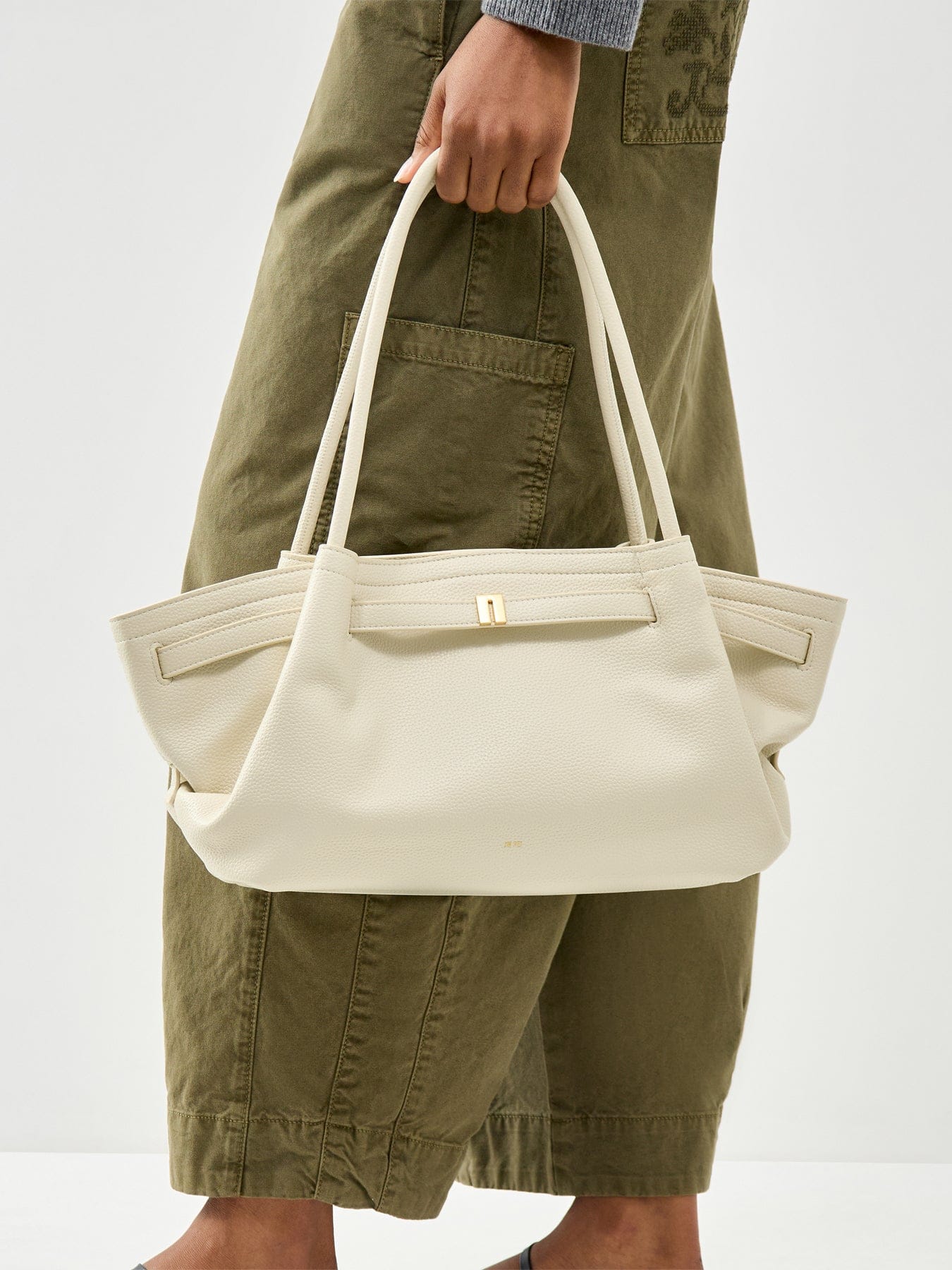JW PEI Hana Wide Tote Bag White