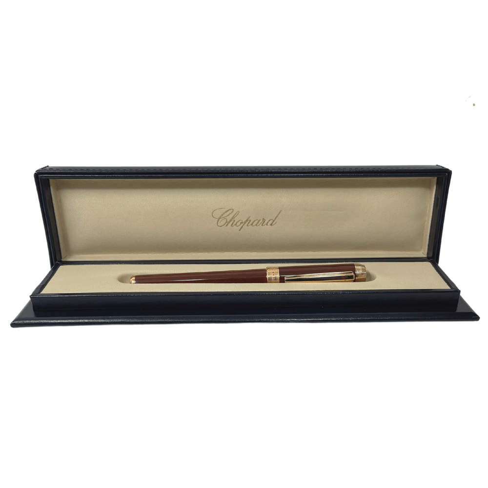 Chopard Classic Superfast Brown Mother of Pearl Acrylic Resin Rollerball Pen 95013 - 0406