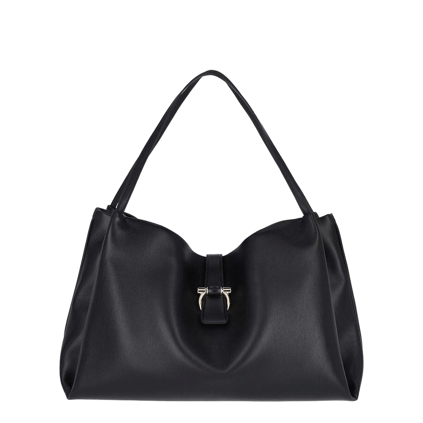 Ferragamo Leather Tote Bag - Black