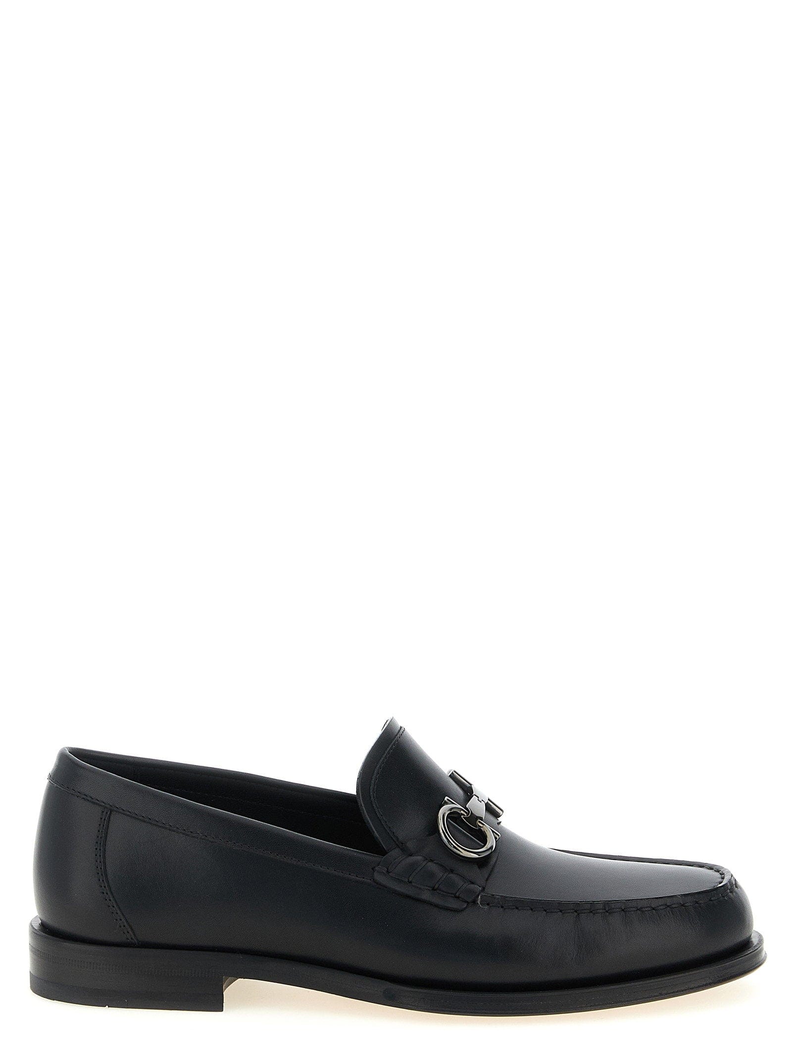 Ferragamo Teatro Loafer — Black
