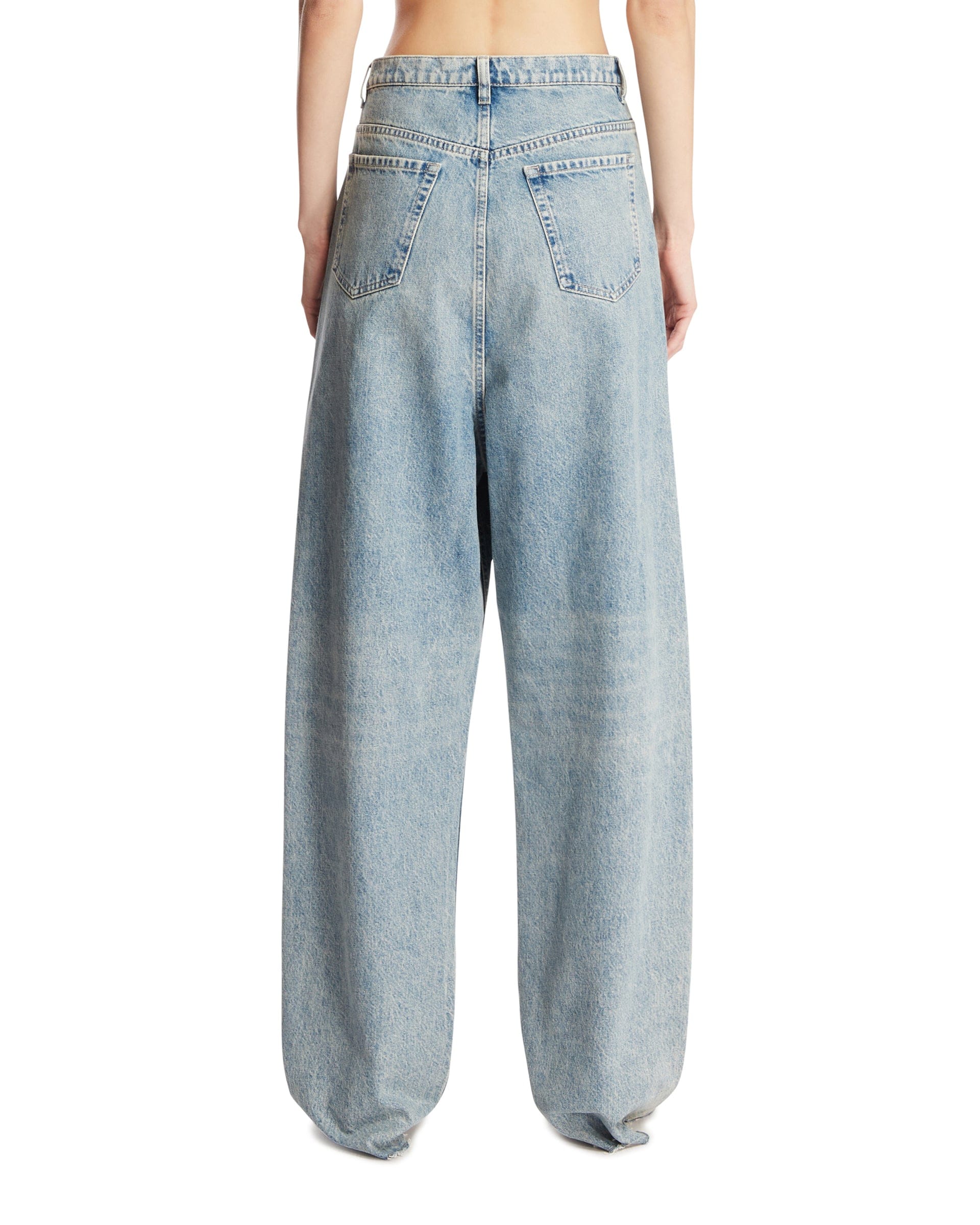 Maison Margiela Jeans A Gamba Ampia Blu