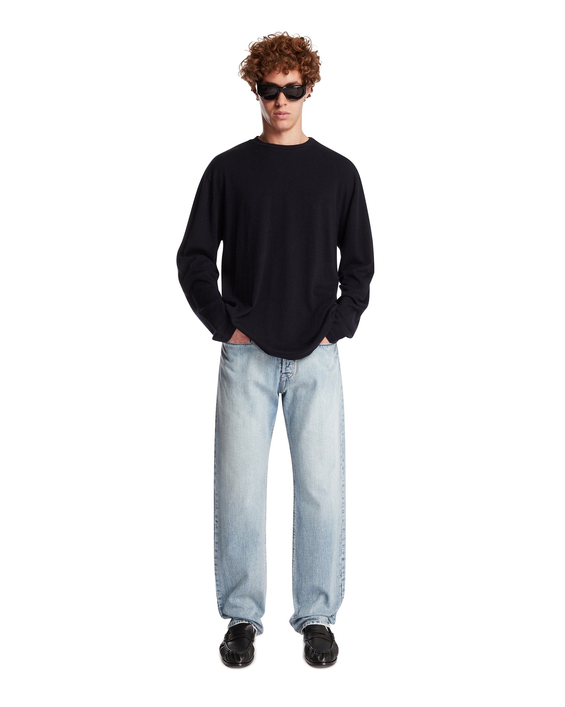 Maison Margiela Jeans A Gamba Dritta Blu