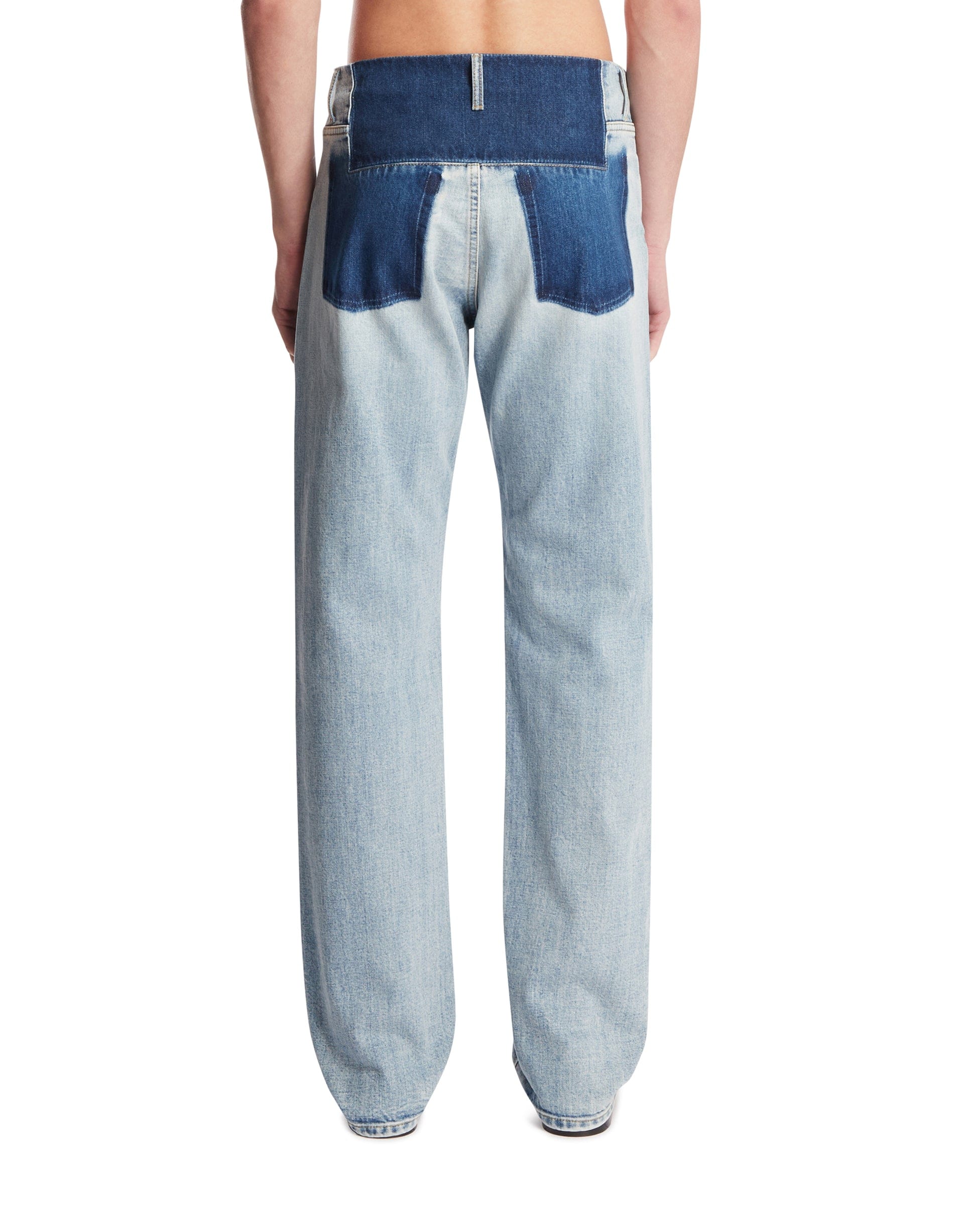 Maison Margiela Jeans A Gamba Dritta Blu
