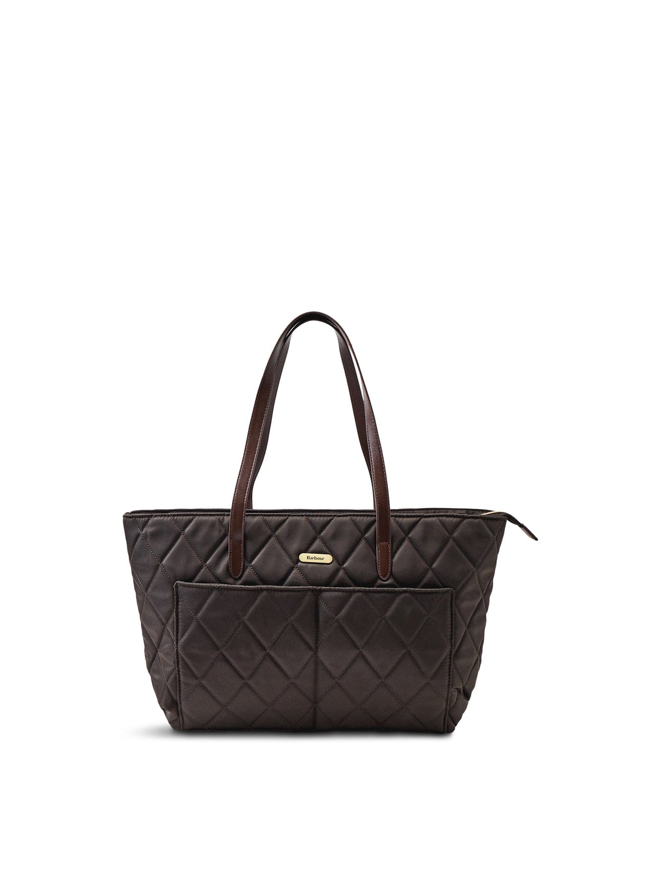 Barbour Quilted Tote Bag Olive