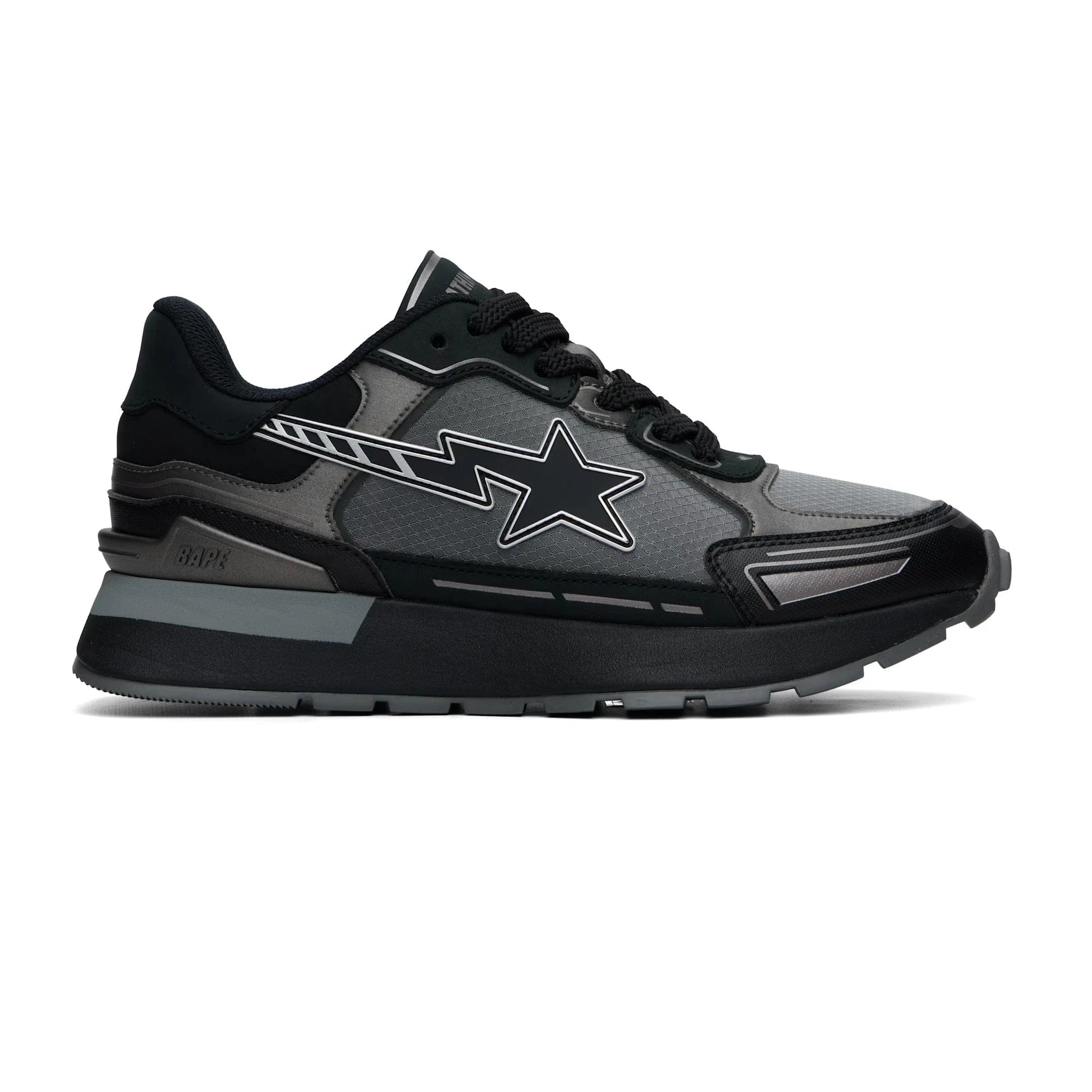 A Bathing Ape BAPE Cross STA #1 M2 Black