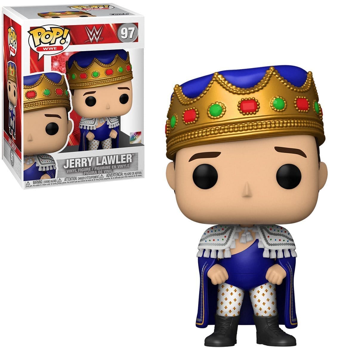 Funko (Light Box Damage) Funko Pop! WWE Jerry Lawler #97
